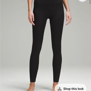 Lululemon Athletica ribbed align Black Leggings